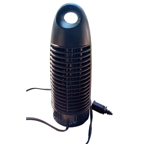 Chillout Mini Tower Desk Bullet Quiet Electric Portable Fan--Black - Picture 3 of 4